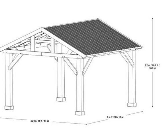老齢 木製 ガゼボ 木材ガゼボ Yardistry 居宅外用サンブレラ Gazebo Diy 園生 パーゴラ あづまや 日本読み手言訳ご本付き 庭 屋根 掘っ建て小屋 パーゴラ 号数凡 4 2 3 6 量さ3 3 Bharadwajclasses Com