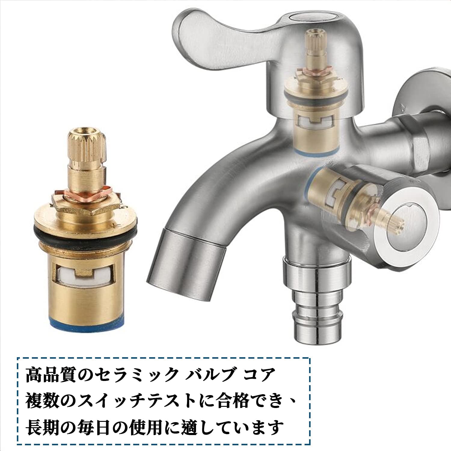 【またの日送りとどける能力のある商いもの】国内送りとどける 即日さし出し 分岐水道の栓 ステンレス鋼製 双口水栓 アンティーク水栓 洗面用水栓 双口 水栓 2口 水道の栓 北欧風 レトロ 表現スタイル 水脈 分かちあう  庭園用全能養護ホーム双口水栓 ステンレス鋼304SUS304分岐水道の栓 ステンレス鋼製 双口水栓  庭園 水道の栓 室外用水栓