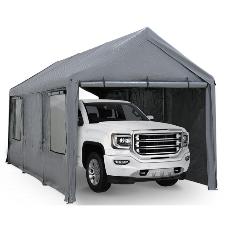 楽天市場】【送料無料・直送品】スチールフレーム キャノピー ガレージ