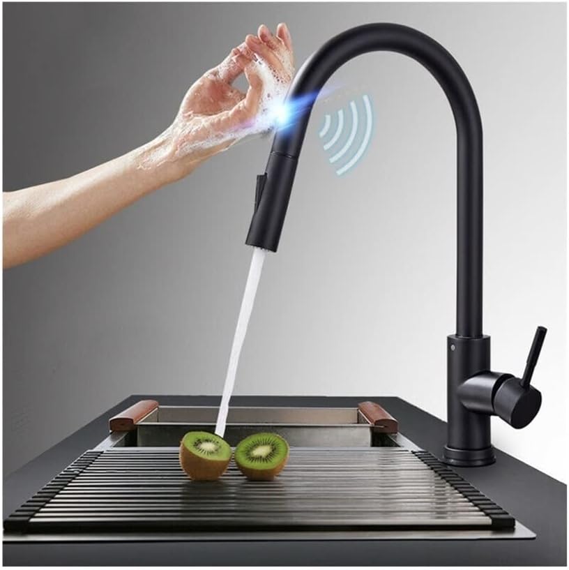 楽天市場】タッチセンサー水栓 取り付けは簡単 かっこいい センサー