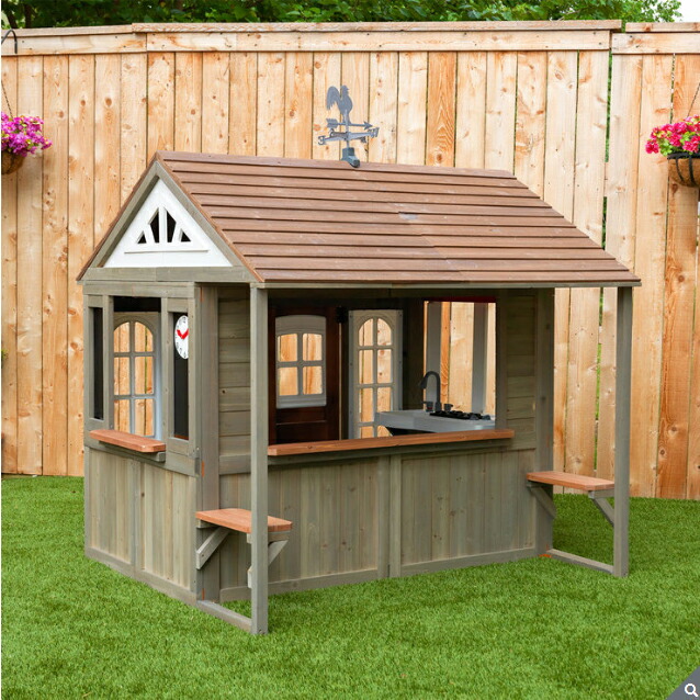 stoneycreek cedar outdoor playhouse