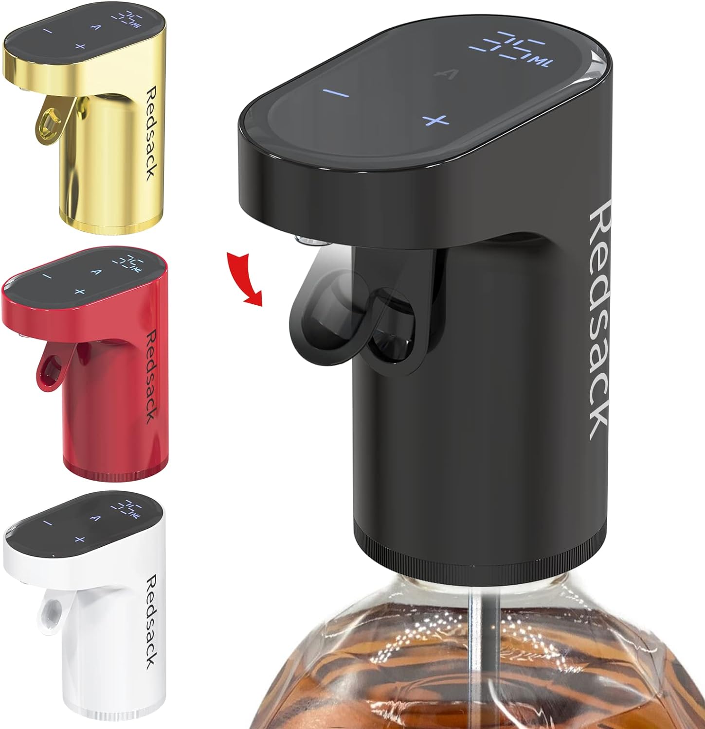 Redsack スマートワインディスペンサー 007 楽天市場】Redsack ウイスキー ポンプ ディスペンサー 酒ポンプ定量