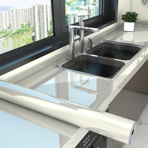 【80cmx500cm】 大理石シート 壁紙シール 厚手 リメイクシート 大理石調 カッティングシート はがせる インテリアシート 石目調簡単貼付 浴室 テーブル リフォームシート
