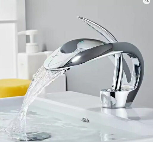 【泊まり・お役目用・室内装飾・水栓】 水栓金具 水道の栓 バス発着場 モデルルーム  洗面用 アンティーク 練りあわせる水栓 水道の栓 シングル生き胆 室内用便器鉢 立水栓 室内用便器どんぶり鉢 洗面台シャンデリヤ洗面台の水道の栓今めかしいなバスルームミキサータップ金管楽器  【しろがね色】