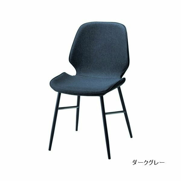 DC-157-F LGY LOK DGY ダイニングチェアー STEEL COVERD CHAIR チェリー 食堂イス いす 椅子 布張り ファブリック cherry 【送料無料】
