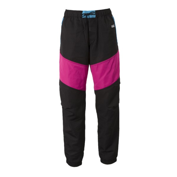 track pants and vans