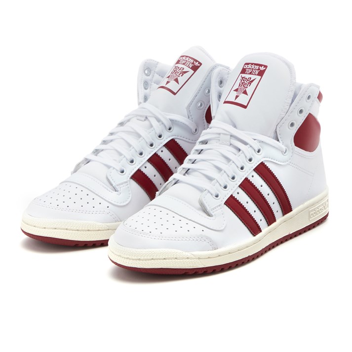 【楽天市場】【adidas】 アディダス TOP TEN HI トップテン EF6367 WHT/RED：ABCMART SPORTS