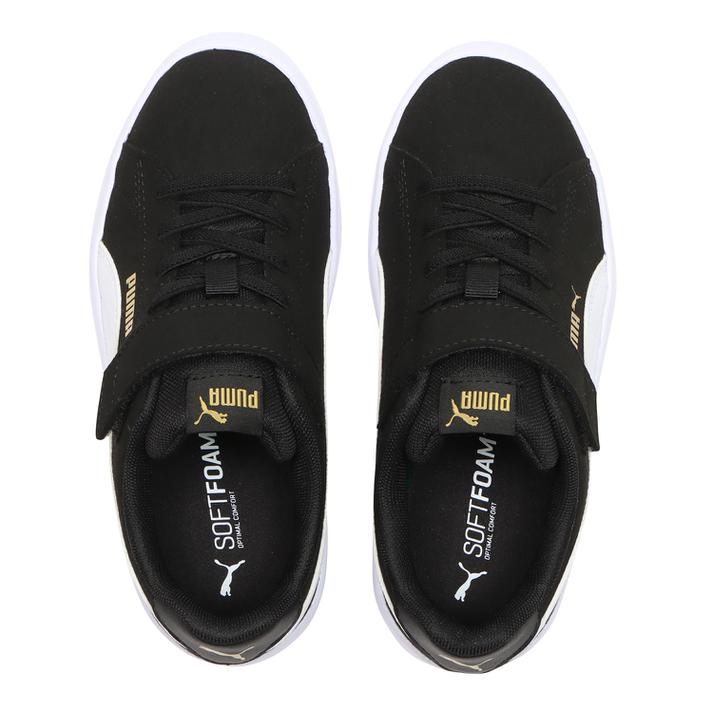 楽天市場 キッズ Puma プーマ 17 21courtflex V2 S Suede Ps コートフレックス V2 S スウェード 3731 Abc限定01bk Wh Abc Mart Sports