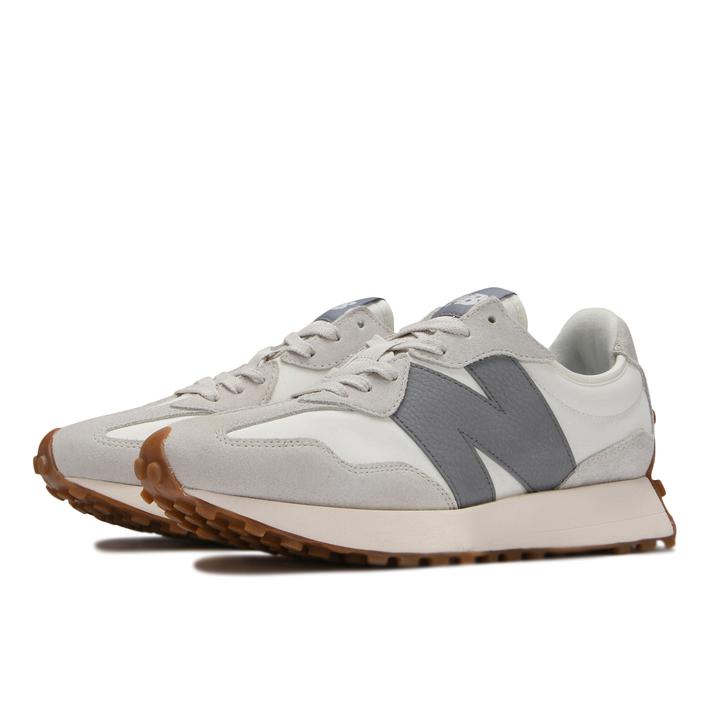 ニューバランス U327LT ホワイト/グレー 24cm New Balance ニューバランス 327 NEW BALANCE U327LT Width D