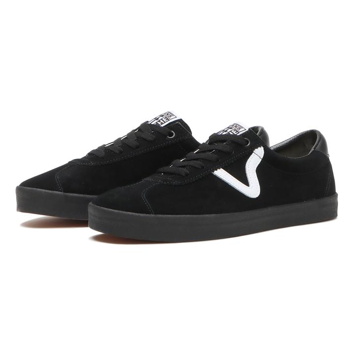 VANS スニーカーVANS ヴァンズ バンズ【箱なし】SPORT LOW CREEPER SUEDE BLACK/BLACKスポーツロー クリーパー スエード ブラック黒 ステッチ スウェード レザー 革メンズ レディース LA 靴 紐無し 6805340001013.jpg