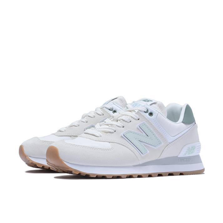 New Balance 574 ホワイト/グリーン スニーカー New Balance ニューバランス スニーカー U574LGFW WHITE GREEN