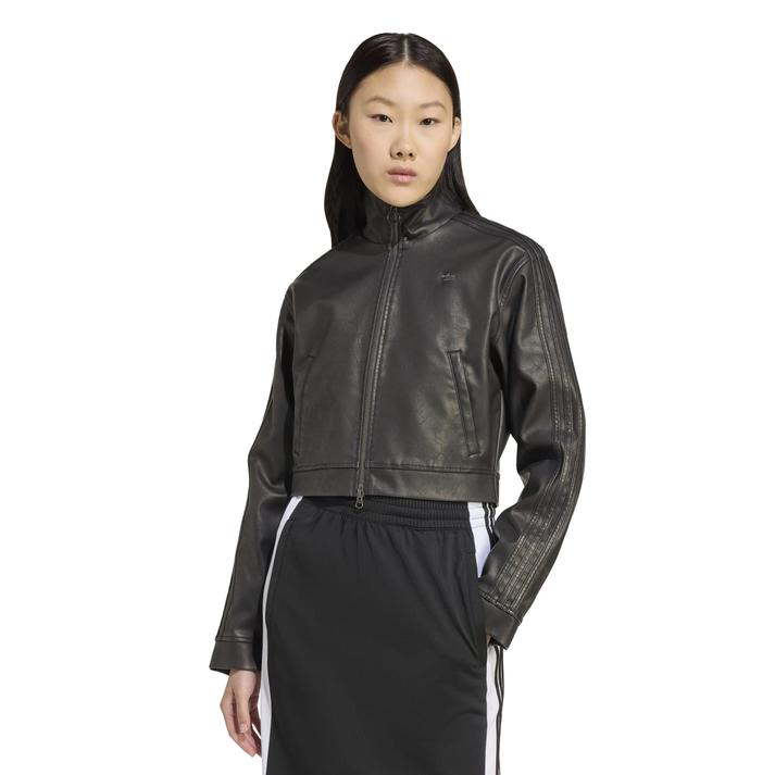 レディース 【adidas】 アディダス W PLEATHER TT アウター JW7291