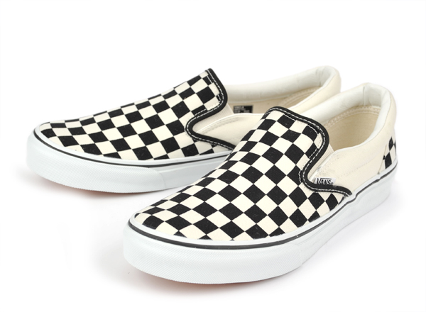 楽天市場 Vans ヴァンズ Slip On スリッポン V98cla Black Wht Chk Abc Mart Sports