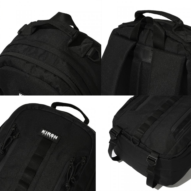 KIRSH 韓国限定 POCKET STRING BACKPACK 黒 の+