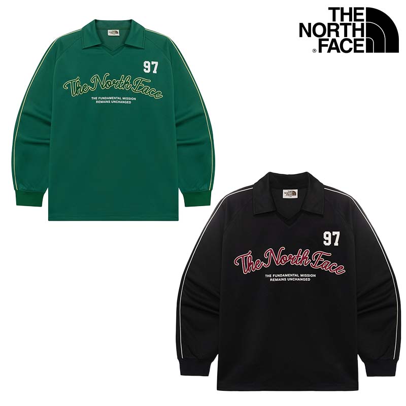 ★配送無料★ [THE NORTH FACE]NT7TR04 TNF CREW COLLAR L/S TEE 韓国 ザノースフェイス長袖ゴーリートップ カラー マンツーマンTシャツTシャツカジュアル スポーティ ラウンド コットン レディース メンズ｜ABC TOWN