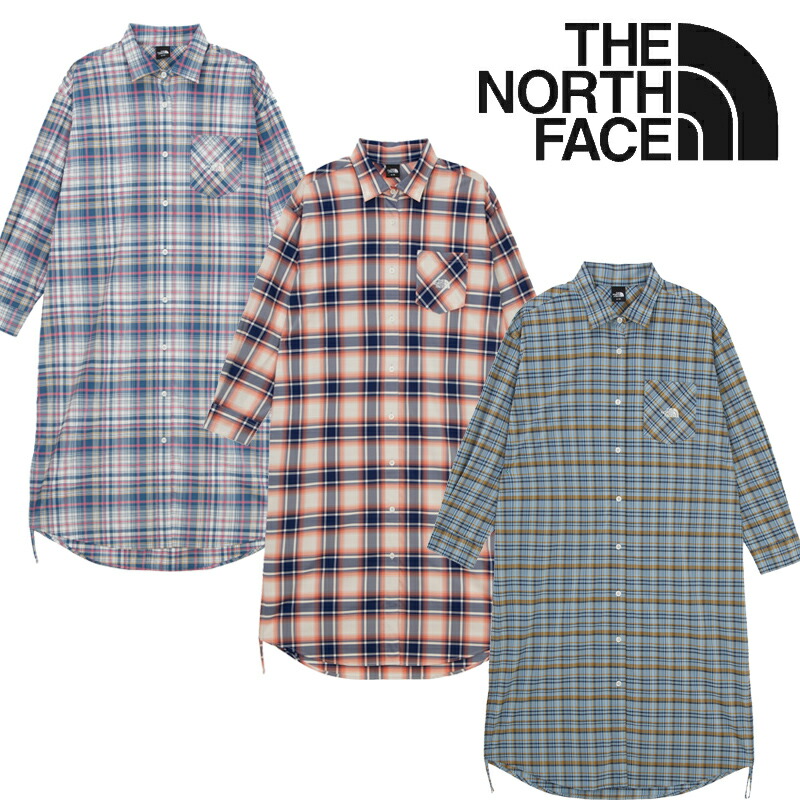 ★送りとどける無料★ THE NORTH FACE W’S PLID ONE-PIECE NH8NR42 ティーシャツ衣裳 ロング丈 読み合わせる 綿混 体型取りまかなう ゆったり 胸隠し 前車のドア 名取り草 傍え細長い切口 裾ラウンド 起毛調 パステル色の デイリー 秋冬 羽織り 3色 軽さ 幼児用便器可 好いたらしい 雅びやか