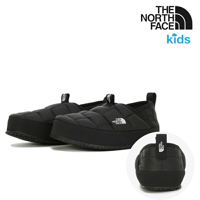 ★送りとどける無料★ THE NORTH FACE NS85R95S KS THERMOBALL TRACTION MULE II 撥水 再利用PET フリースライニング 折りたたみ踵 室内外トラクション あったかスリップオン 保温性 軽さ