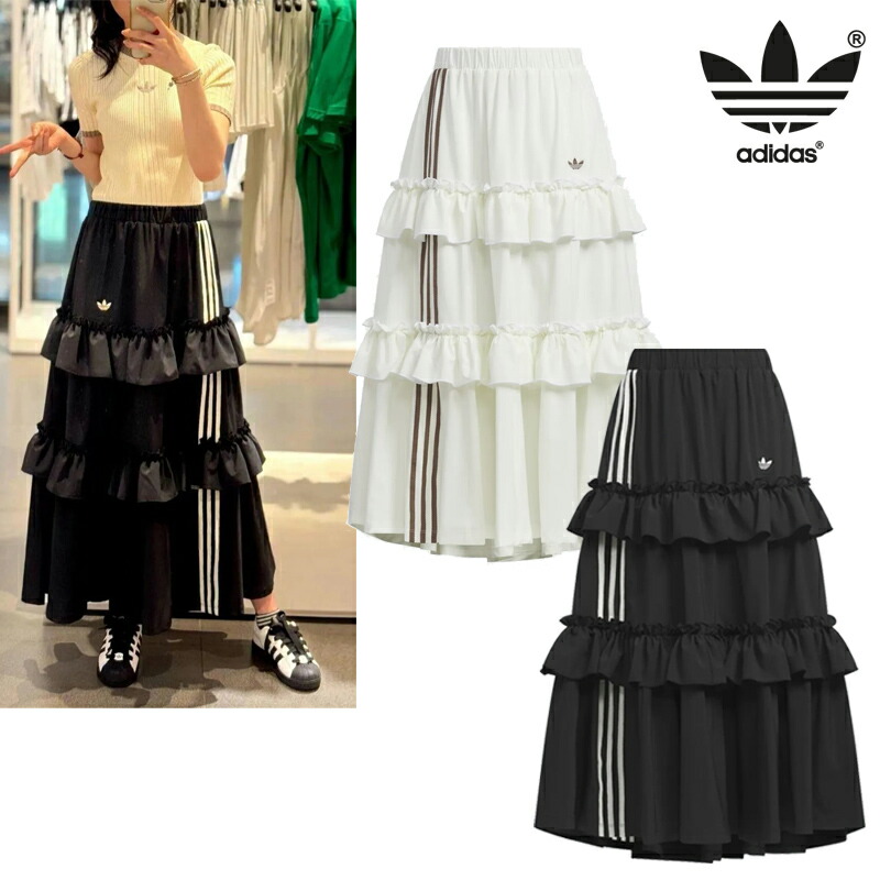 楽天市場】☆配送無料☆ [ADIDAS] KQ6505 KQ6506 adidas LONG SKIRT