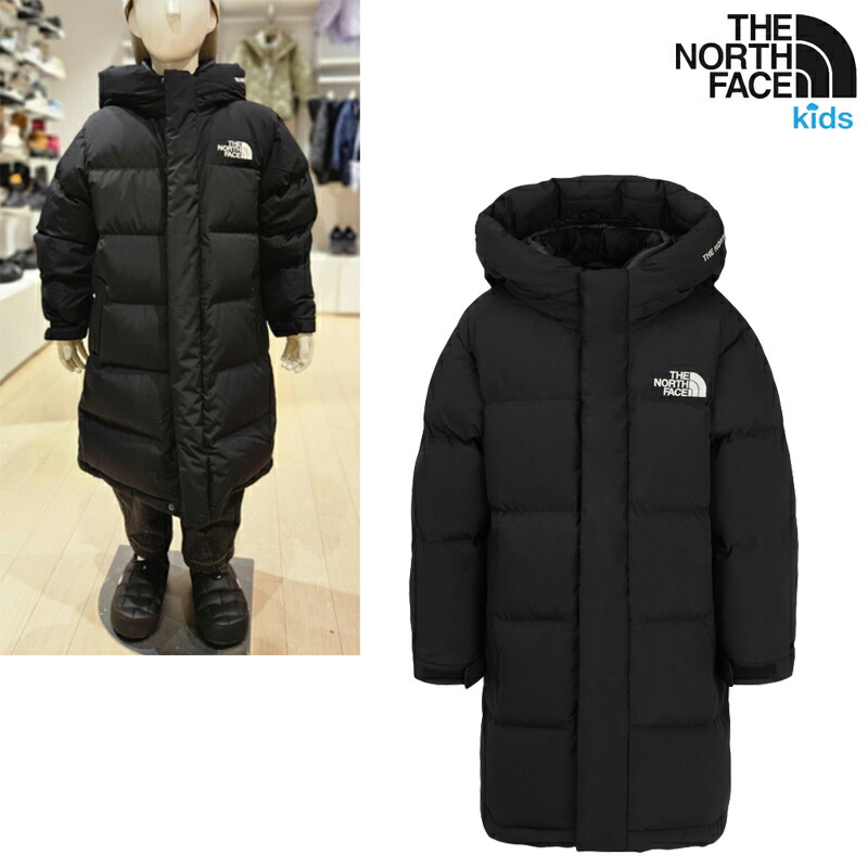 【美品】 ノースフェイス キッズロングダウン 黒 110cm 楽天市場】☆配送無料☆ THE NORTH FACE NJ3NR50S キッズ NEW PUFFY