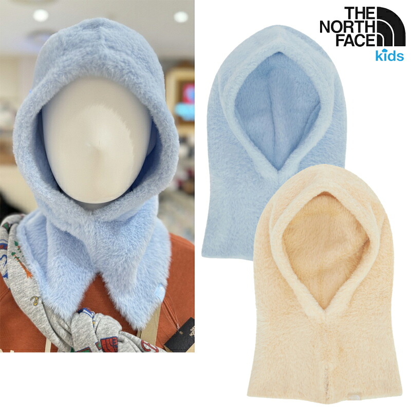★送りとどける無料★ [THE NORTH FACE] NA5IR53 KS MELLY FUR BALACLAVA 25FW 新作 キッズ 毛皮ボンネット 防寒 冬小物 ふわふわ 生あたたかい フリースフード 通学 雪命のせんたく お出かけ デイリー 韓国コーデ 一航空マイル ユニ一発やる NA5IR53S NA5IR53U