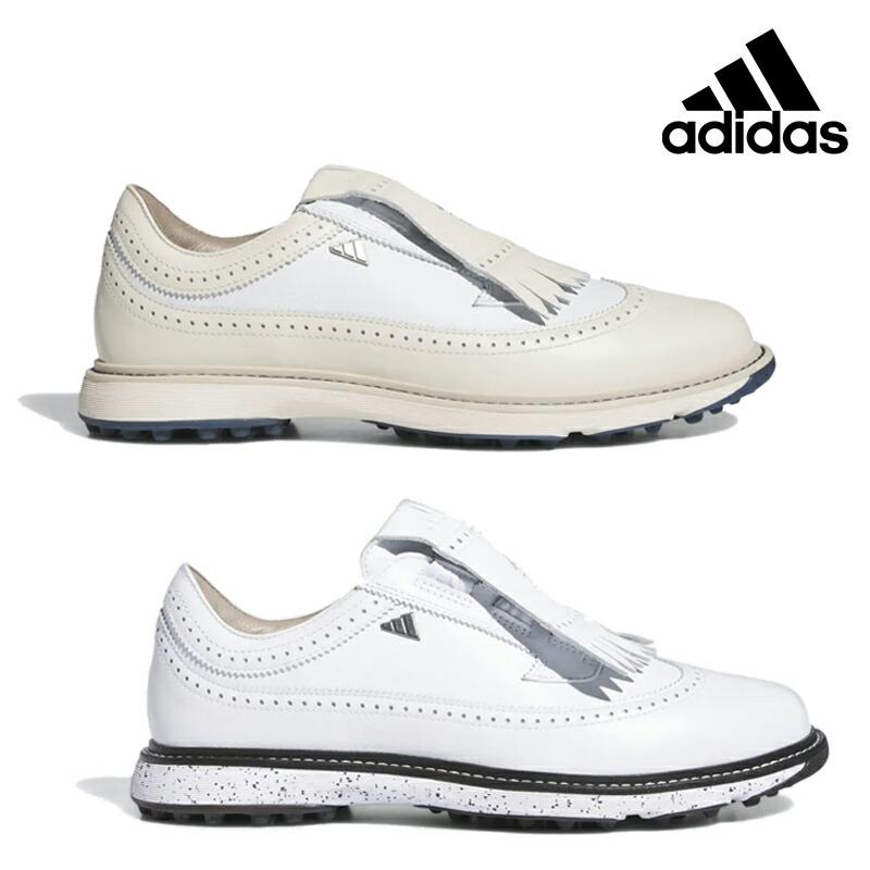 ★送りとどける無料★ [ADIDAS] IH4819 JH6148 MC98 BOA SPIKELESS GOLF スパイク受け答え ゴルフシューズ なめし革 アッパー ラバーソール BOA填まる取り合わせ 歩き分かりやすい 普段使い走り デイリー用 ラウンド 読み合わせる場 通い 通学 心地よい ゴルフ表現スタイル