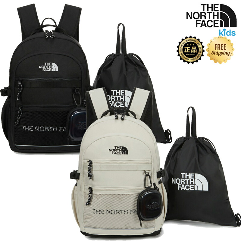 ★配送無料★ [THE NORTH FACE] NM2DS05 JR STANDARD SCH PACK 25FW キッズ 通学 スクール 新学期 軽量 収納 A4 PCポケット 反射 耐久 小学生 遠足 旅行 アウトドア メッシュ ポケット ボトル ジムサック セット コーデ提案 ニット ジャケット NM2DS05R NM2DS05S｜ABC TOWN