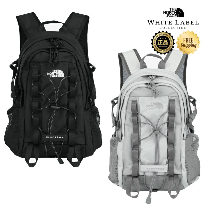 ★配送無料★ [THE NORTH FACE] NM2DR53 WHITE LABEL W ELECTRON 10L 25FW 韓国限定ライン バックパック 10L 軽量 収納 通勤 通学 デイリー レディース メンズ アウトドア 旅行 コーデ提案 パーカー ニット ポケット ネット 整理 小学生 NM2DR53J NM2DR53K｜ABC TOWN