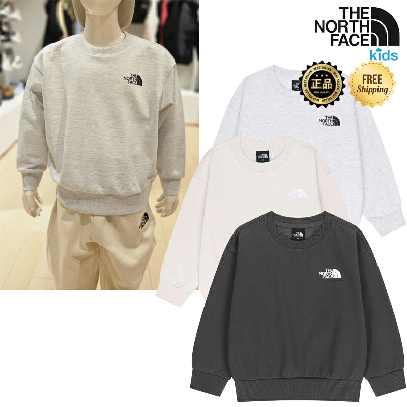 ★26SS新作 送りとどける無料★ [THE NORTH FACE] NM5MS02 K\u0027S GO-TO SWEATSHIRTS 160 成年者も聞き入れる トレーナー 調教師 労働者の一団のど首 分かりやすい 年月 新学期 韓国 デイリー 町若い衆 コーデ買って出る ジーンズ ズボン下 スコート NM5MS02S NM5MS02T NM5MS02U