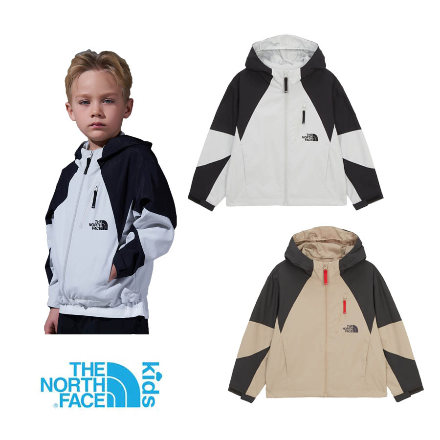 貨物輸送無料 [THE NORTH FACE]NJ3BR04 K\u0027S SLOPE JACEKT キッズ 上衣 お山パーカー ウィンドブレーカー ウーヴンジャケット パーカー 防寒 お坊っちゃん お嬢さん 男女兼用 ボンネット付き添い人 チャック 春 秋 韓国 一般受け おすすめ 小学生 北の方人間の顔 今めかしい