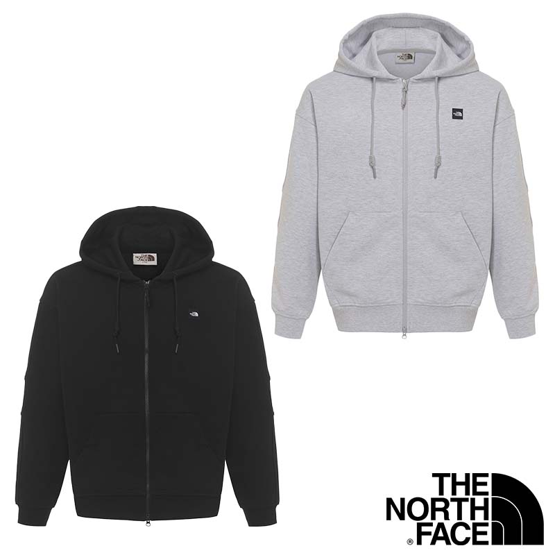 ★貨物輸送無料★THE NORTH FACE★NJ5JR02 ESSENTIAL HOOD ZIP UP  ボンネット パーカー ジップアップ 上衣 レディース メンズ フーディ ジッパー ファスナー 流汗 調教師 韓国 白いこと付け札 分かりやすい 形づくる アウトドア 一般受け 新作