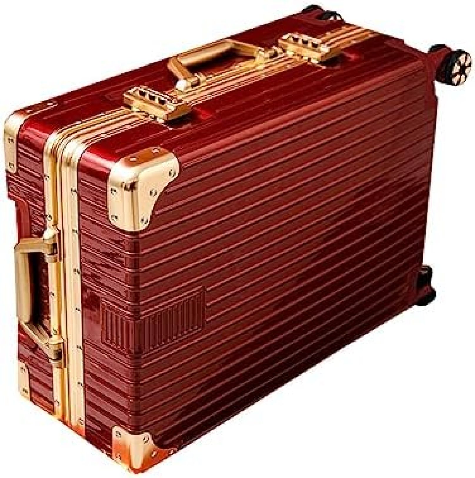 レッド スーツケース キャリーケース 45L フレームタイプ 耐衝撃 TSAローク搭載 大容量 収納便利 軽量 多段階キャリーバー キャリーバッグ ダブルキャスター 360度回転 女性 Sサイズ 静音｜ＡＢＣＺショップ