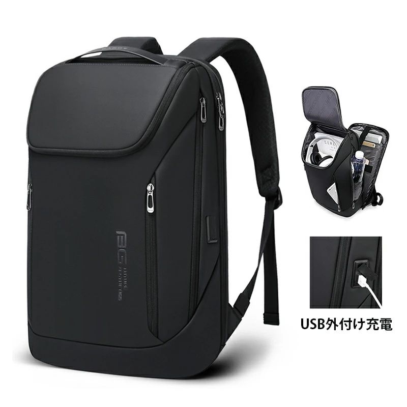 BANGE 背嚢 商行為 メンズ レディース 格好のいい 雨合羽 2way 背嚢 韓国 20L 大電気容量 中学生 角帽 通学 デイパック 通い 出張 旅する マイコン背嚢 パソコン納める A4相応う メンズ御徒面子 男女兼用 多役立つこと 薄墨色 黒いこと 心地よい USB 衣嚢が沢山 うしろ側風呂敷き包み