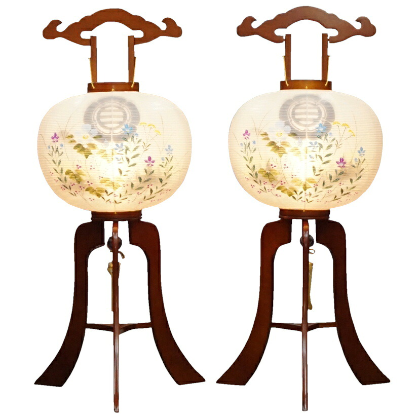 盆提燈 ケヤキ調 ＃41b 13号 高さ98cm×火袋径39珊【貨物輸送無料】【荷造りのし無料】【家紋入れ無料】【盆ちょうちん】【大内行灯】【置き型】【一対入り口・入口】 盆提灯-仏壇・仏具・神具