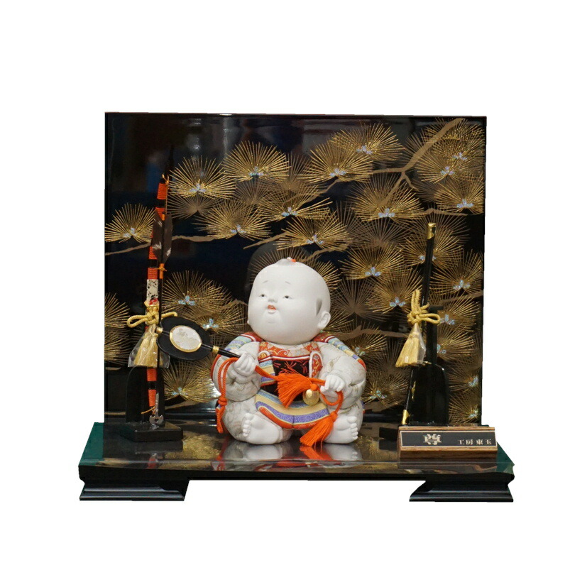 五月人形　オルゴール＋陣羽織り付き　3点セット 楽天市場】5月人形【五月人形】【東玉】鎧飾り 戦国武将 織田信長