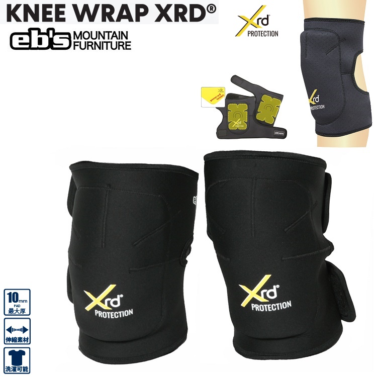 楽天市場】【予約商品】eb's/ エビス膝パット KNEE PAD-XRD ベルト付き 