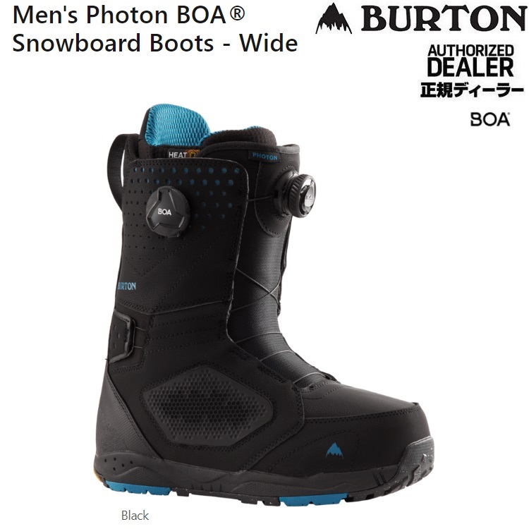 人気スポー新作 22-23 BURTON バートン ブーツ メンズ Photon BOA Wide Snowboard Bootsフォトン ボア ワイド  日本正規品