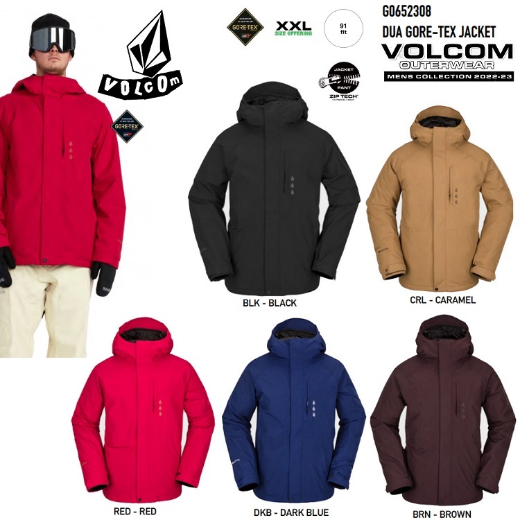 VOLCOM DUA GORE-TEXJACKET 2023 スノーボード SNOWBOARD GORE-TEX