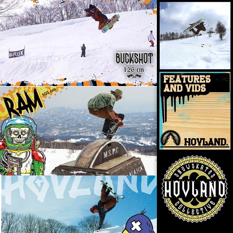 HOVLAND SNOWSKATE RAM スノースケート 送料無料☆2023 COMPLETE 105CM