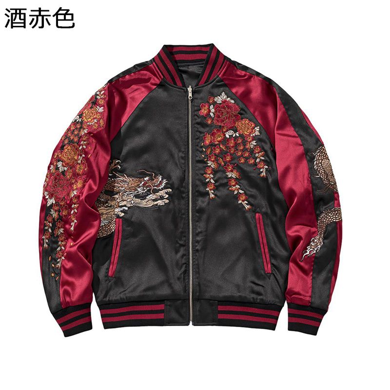 楽天市場】50's ビンテージ ☆ 龍 金 刺繍 斜めジップ付き プル