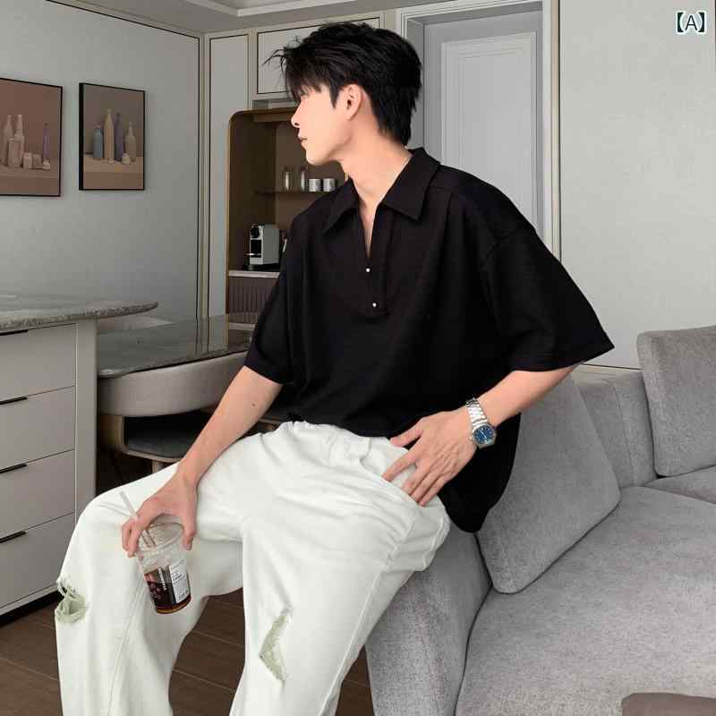 メンズ 流行り物 春夏 秋冬 かっこいい オシャレ モテ 成人男性用 成人男性服  服 韓国 分かりやすい 成年者 スポーツシャツ   ハイエンド   半袖   T   ティーシャツ   メンズ若い衆   心地好い   好いたらしい   いの一番