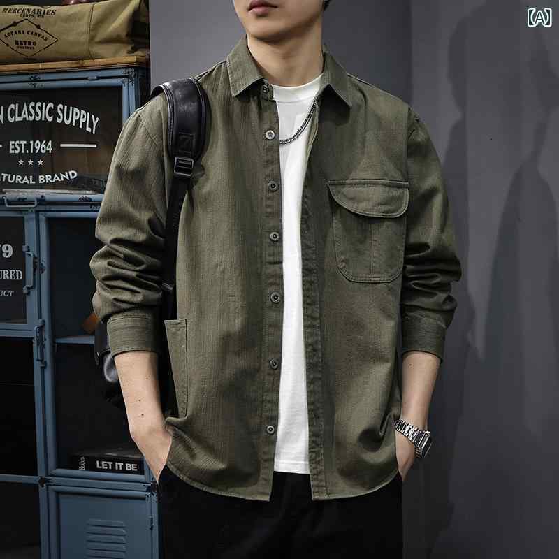 メンズ 流行り物 春夏 秋冬 かっこいい オシャレ モテ 成人男性用 成人男性服  服 韓国 分かりやすい 成年者     朦々たる   綿織物   竹   柄   長袖   プルオーバー   アメリカン   レトロ   上衣   好いたらしい   分かりやすい   プルオーバー