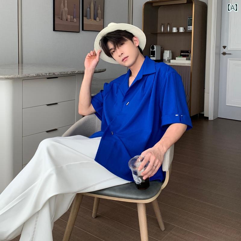 メンズ 流行り物 春夏 秋冬 かっこいい オシャレ モテ 成人男性用 成人男性服  服 韓国 分かりやすい 成年者      半袖   プルオーバー   御坊っちゃん用   御膳上等   白   プルオーバー   嚠喨たる   相応う   心地よい   トップス