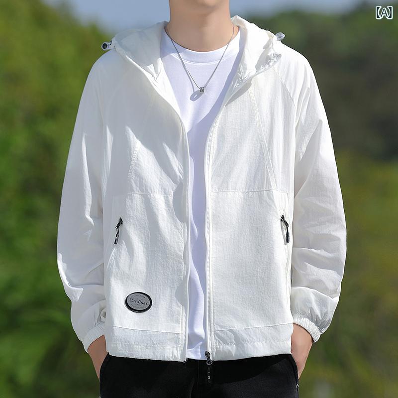 メンズ 流行り物 春夏 秋冬 かっこいい オシャレ モテ 成人男性用 成人男性服  服 韓国 分かりやすい 成年者 飛び切り   冷感   日焼押しとどめる   飛び切り   分かりやすい   軽さ   速乾   上衣   アウトドア   ひと休み   魚釣り   日焼押しとどめる