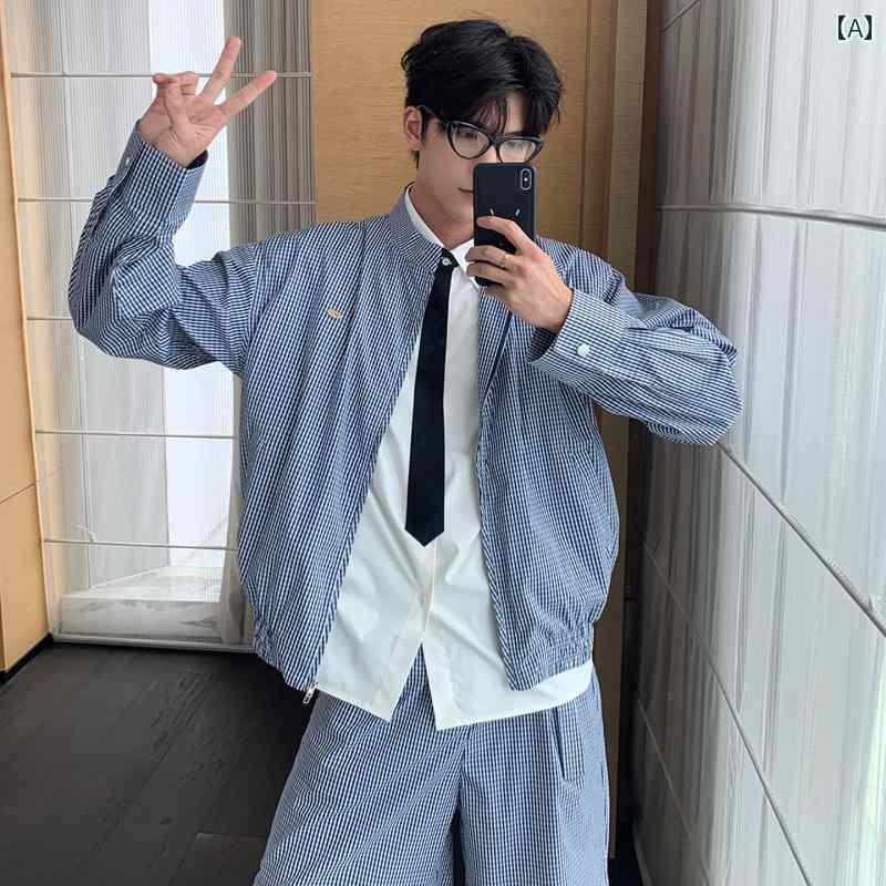 メンズ 流行り物 春夏 秋冬 かっこいい オシャレ モテ 成人男性用 成人男性服  服 韓国 分かりやすい 成年者      綿   薄っぺら   読み合わせる柄   背広   メンズ上衣   メンズウェア   ハイエンド