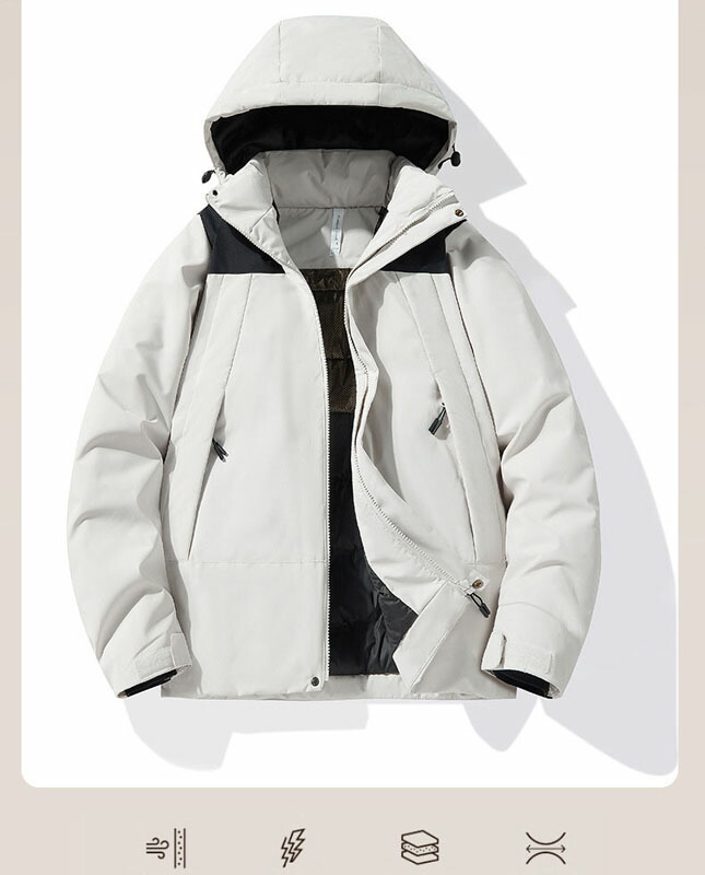 ジャケット メンズ ダウン 革ジャケット レザージャケット 防寒 紳士服 ジャケット 軽量 撥水加工 ふわふわ 保温 防風 暖かい 大きいサイズ 秋冬服