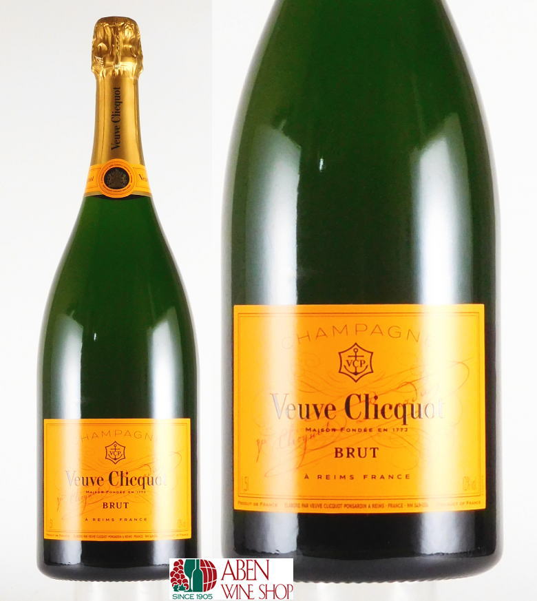 【クール配送】ヴーヴ・クリコ・イエロー・ラベル NV マグナム 1500ml 【正規品】【スパークリングワイン】【発泡】【白ワイン】【辛口】｜アーベンワインショップ