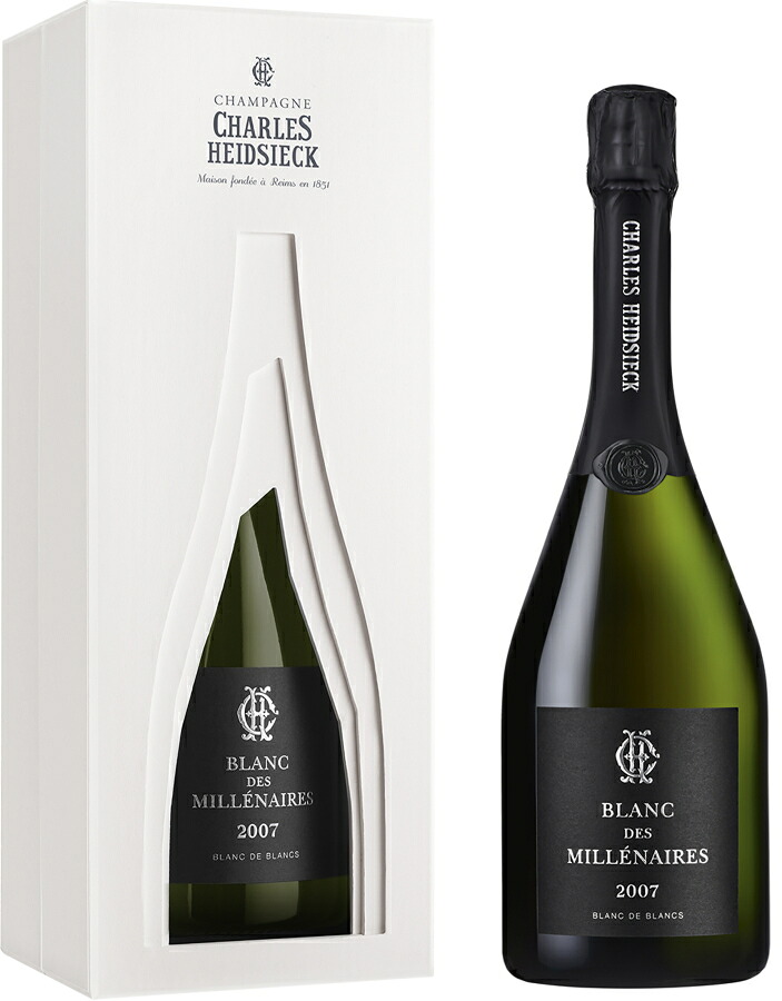 シャルル エドシック ブラン デ ミレネール 2007年 750ml 【正規品】【シャンパーニュ白】【発泡】【辛口】