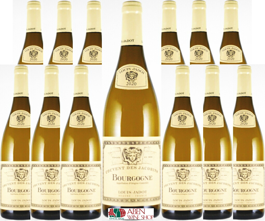 【クール配送】ルイジャド ブルゴーニュ・ブラン・クーヴァン・デ・ジャコバン 2022年 750ml &times; 12本【白ワイン】【辛口】【ブルゴーニュ】【フランス】【正規品】【辛口 ギフト 贈り物 プレゼント】｜アーベンワインショップ