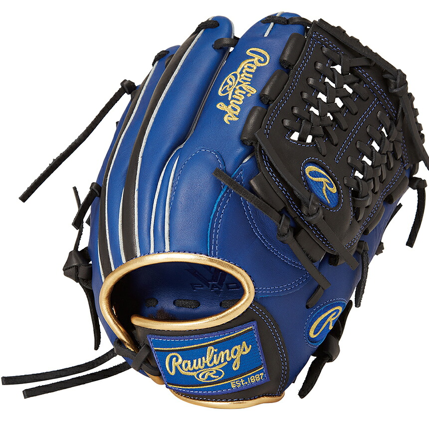 【ローリングス】軟式ジュニア HYPER TECH COLOR SYNC 右投げ/オールラウンド用/軟式グラブ/軟式グローブ　ジュニア/rawlings(GJ5HTCN6L1) RY/B ロイヤル/ブラック｜abespo