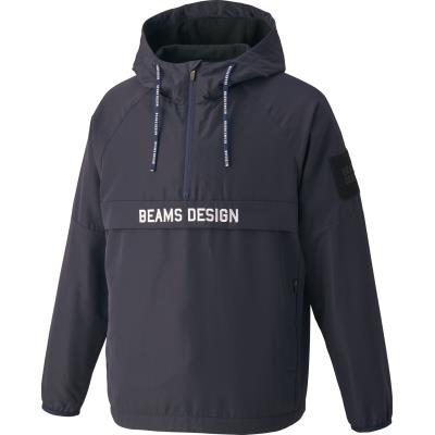 【ゼット】BEAMS DESIGNがプロデュースしたゼットのハーフジップウォームジャケット 野球ウェア/ZETT (BOW72302)2900 ネイビー